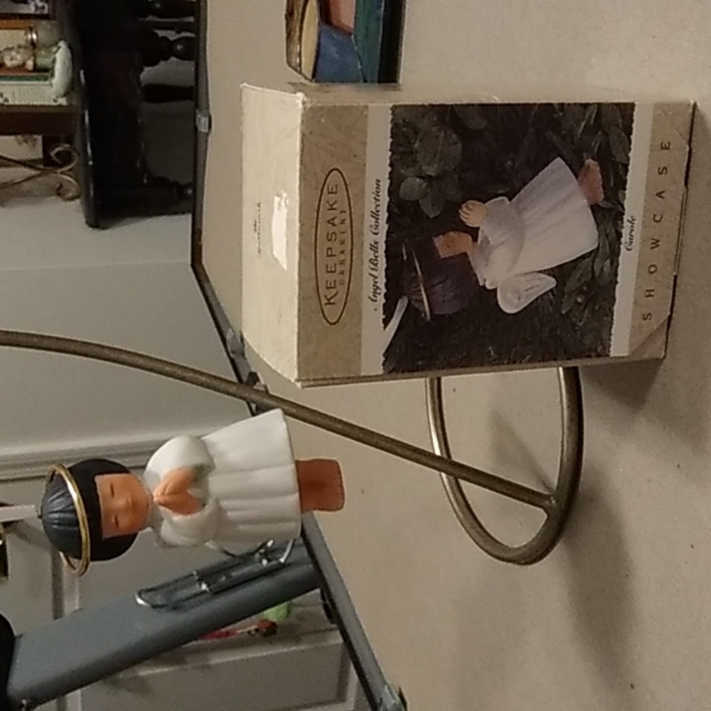 Asian Angel Bell Ornament